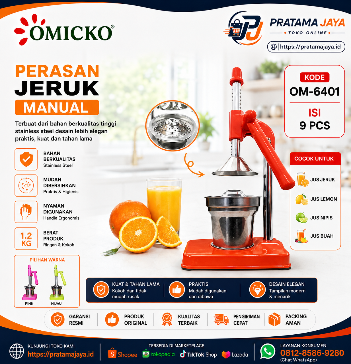 Foto produk Omicko Perasan Jeruk OM-6401